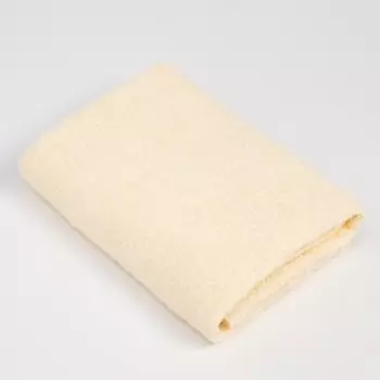 Полотенце махровое «Экономь и Я», 70130 см, хлопок 100%, молочное