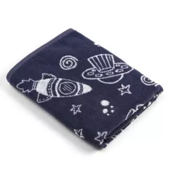 Полотенце махровое «Этель» Cosmotime, 70130 см, хлопок 100%, серое