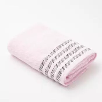 Полотенце махровое Этель "Фантазия" 33х73 см +/- 2 см, цвет Светло-розовый 100% хлопок, 600 гр/м2