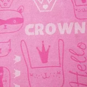 Полотенце махровое "Этель" Little crown, 70х130 см, 100% хлопок, 420гр/м2