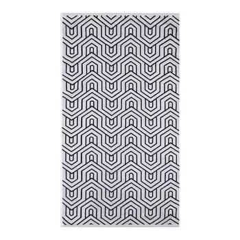 Полотенце махровое Этель Ornament, 70130 см, 100% хлопок, 420 г/м, чёрно-белое