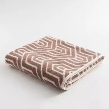 Полотенце махровое Этель Ornament беж, 100х150 см, 100% хлопок, 420 гр/м2