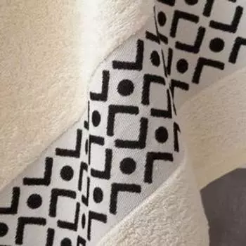 Полотенце махровое Этель «Орнамент», цвет молочный 50х90 см, 100% хлопок, 370гр/м2