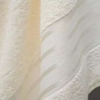 Полотенце махровое Этель «Полоски», молочное 30х70 см, 100% хлопок, 370гр/м2