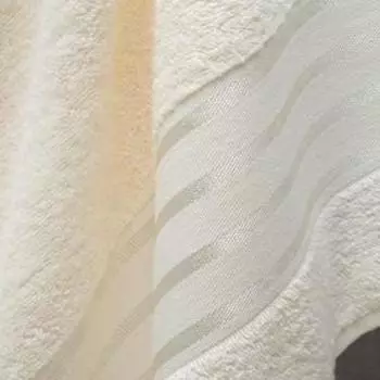 Полотенце махровое Этель «Полоски», молочное 50х90 см, 100% хлопок, 370гр/м2