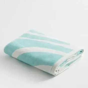 Полотенце махровое Этель Zebra бирюза, 50х90 см, 100% хл, велюр, 420 гр/м2