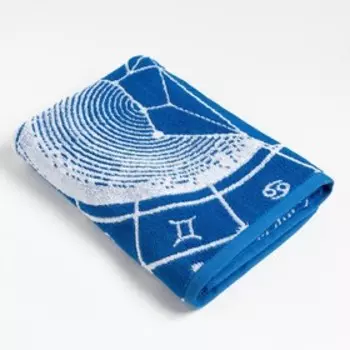 Полотенце махровое Этель «Знаки зодиака: Козерог», 70130 см, 100% хлопок, 420 г/м, синее