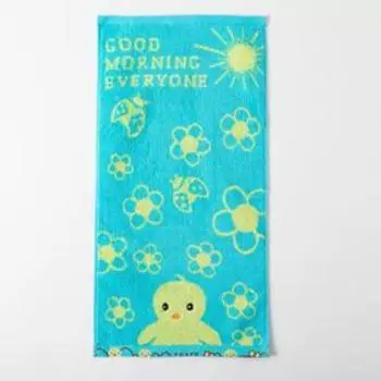 Полотенце махровое Крошка Я «Птенчик» 25*50 см, цвет синий, 100% хлопок, 400 г/м2