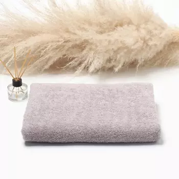 Полотенце махровое Laconico, 50х90см, цвет серый, 420г/м, хлопок