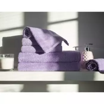Полотенце махровое Lilac pastel, размер 100х150 см