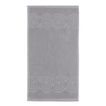 Полотенце махровое Love Life Border, 30х60 см, цвет серый, 100% хлопок, 380 гр/м2
