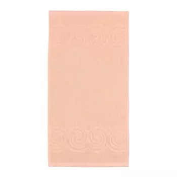 Полотенце махровое Love Life Border, 30х60 см, цвет персиковый, 100% хлопок, 380 гр/м2