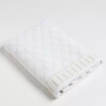 Полотенце махровое LoveLife "Fantasy" 70х130 см, молочный, 100% хлопок, 400 гр/м2