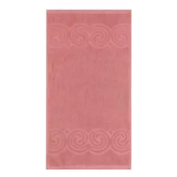 Полотенце махровое Love Life Border, 30х60 см, цвет пыльно-розовый, 100% хлопок, 380 гр/м2