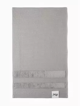 Полотенце махровое LoveLife «Макан» 70130 см, серое, 100% хлопок, 480 г/м
