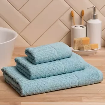 Полотенце махровое LoveLife "Silky dream" 70х130 см, аквамарин, 100% хлопок, 400 гр/м2