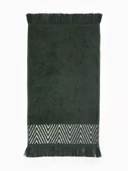 Полотенце махровое LoveLife «Танами» 3050 см, зелёное, 100% хлопок, 430 г/м