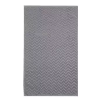 Полотенце махровое LoveLife Zig-Zag, 70х130 см, цвет серый, 100% хл, 450 гр/м2