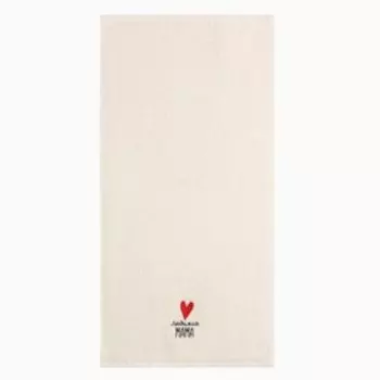 Полотенце махровое «Этель. Любимая мама», 3550+-5 см, хлопок 100%, бежевое