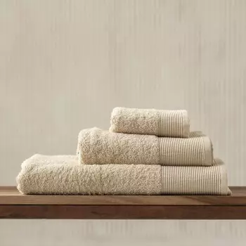 Полотенце махровое махровое «Плейн», размер 30х50 см, цвет кремовый