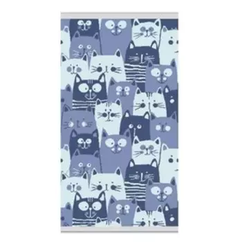 Полотенце новогоднее махровое «Miao» размер 70х130 см, 460г/м