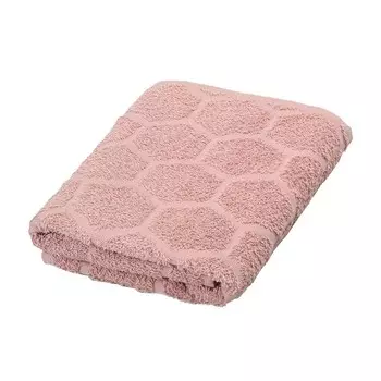 Полотенце махровое Mona Liza «Сота», 420 гр, размер 50x90 см, цвет розовый