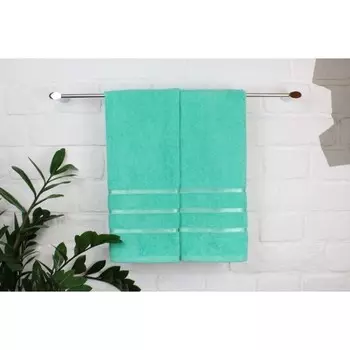 Полотенце махровое «Орион», размер 70x135 см, цвет ментол