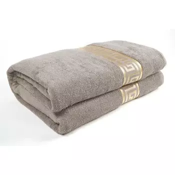 Полотенце махровое (простыня), размер 220х200 см, цвет капучино