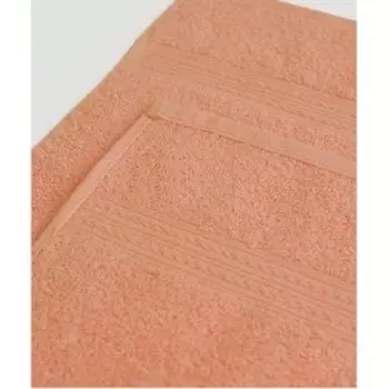 Полотенце махровое, размер 100х150 см, цвет персиковый