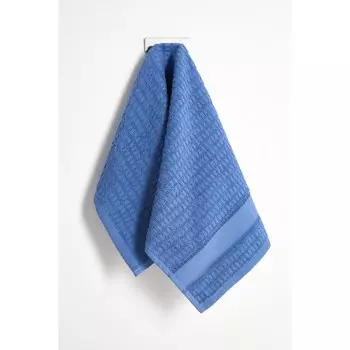 Полотенце махровое, размер 30x60 см, цвет джинс