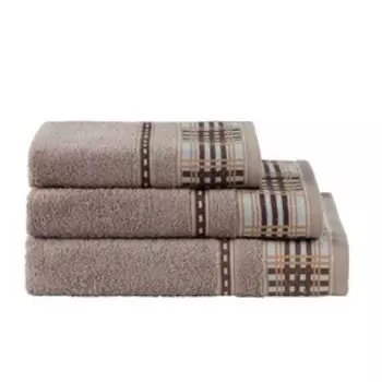 Полотенце махровое «Шерлок», размер 33х70 см, цвет тауп