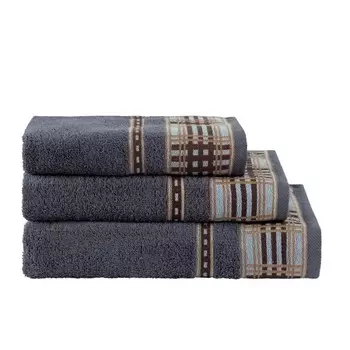 Полотенце махровое «Шерлок», размер 70х130 см, цвет графит