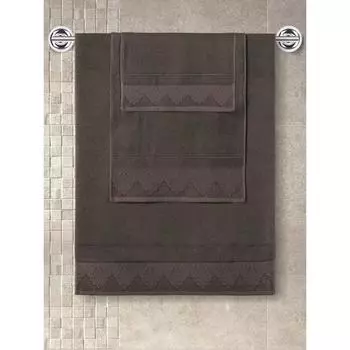 Полотенце махровое Siesta, размер 70x140 см, цвет коричневый