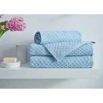 Полотенце махровое Sky blue, размер 50х90 см, цвет голубой
