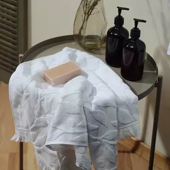 Полотенце махровое SL HOME: Boho «Блан де Блан» 5090 см, хлопок 100%, белое