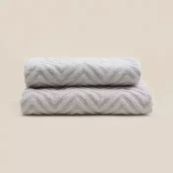 Полотенце махровое SL HOME: Geometry "Коста" 67х140 см, 83% хлопок, 17% лён, 500 г/м2