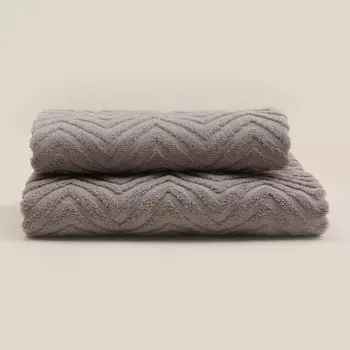 Полотенце махровое SL HOME: Geometry «Саббиа», 5090 см, коричневое