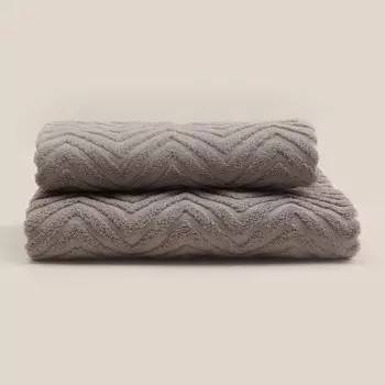 Полотенце махровое SL HOME: Geometry «Саббиа», 67140 см, коричневое