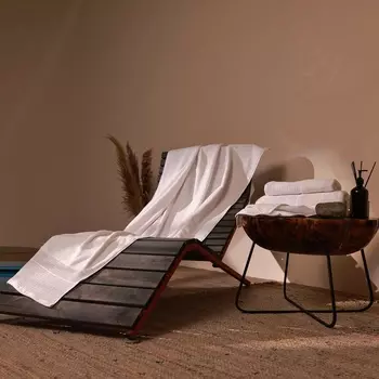 Полотенце махровое SL HOME: Waffle «Блан де Блан», 3060 см, хлопок 100%, белое