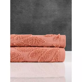 Полотенце махровое Sofi De Marko Flowers, 550 гр, размер 70х140 см, цвет чайной розы