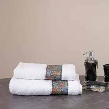 Полотенце махровое Sofi De Marko Hamlet, 550 гр, размер 70х140 см, цвет белый