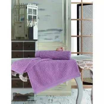 Полотенце махровое Sofi De Marko Vega, 550 гр, размер 50х90 см, цвет грязно-розовый