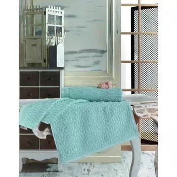Полотенце махровое Sofi De Marko Vega, 550 гр, размер 50х90 см, цвет изумрудный