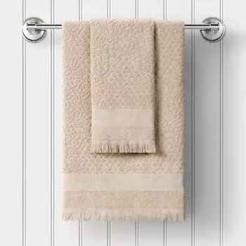 Полотенце махровое Souffle, размер 50х90 см, цвет бежевый