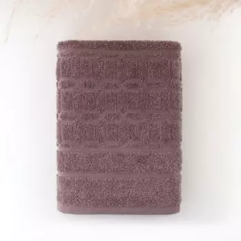 Полотенце махровое Space, размер 40х60 см, цвет бежевый, 320г/м, 100% хлопок