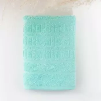 Полотенце махровое Space, размер 50х90 см, цвет светлый ментол, 320г/м, 100% хлопок