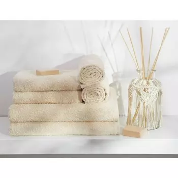 Полотенце махровое Tapioca, размер 70х140 см, цвет бежевый