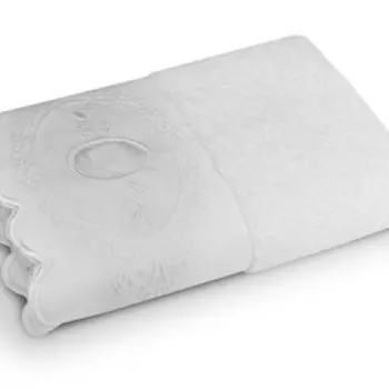 Полотенце махровое «Жаклин», размер 50x90 см, цвет белый