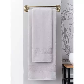 Полотенце Arya Home Jewel, микрокоттон, 450 гр, размер 30х50 см, цвет серый