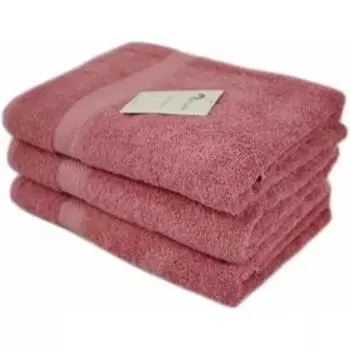 Полотенце махровое Arya Home Miranda Soft, 500 гр, размер 70x140 см, цвет сухая роза